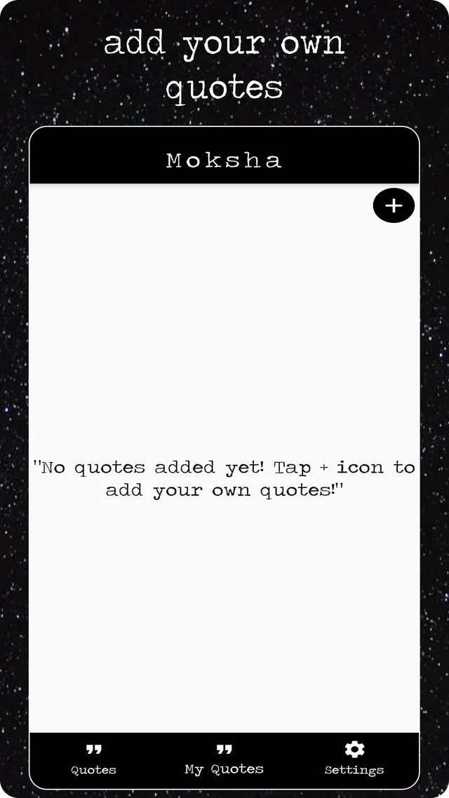 Add your own quotes