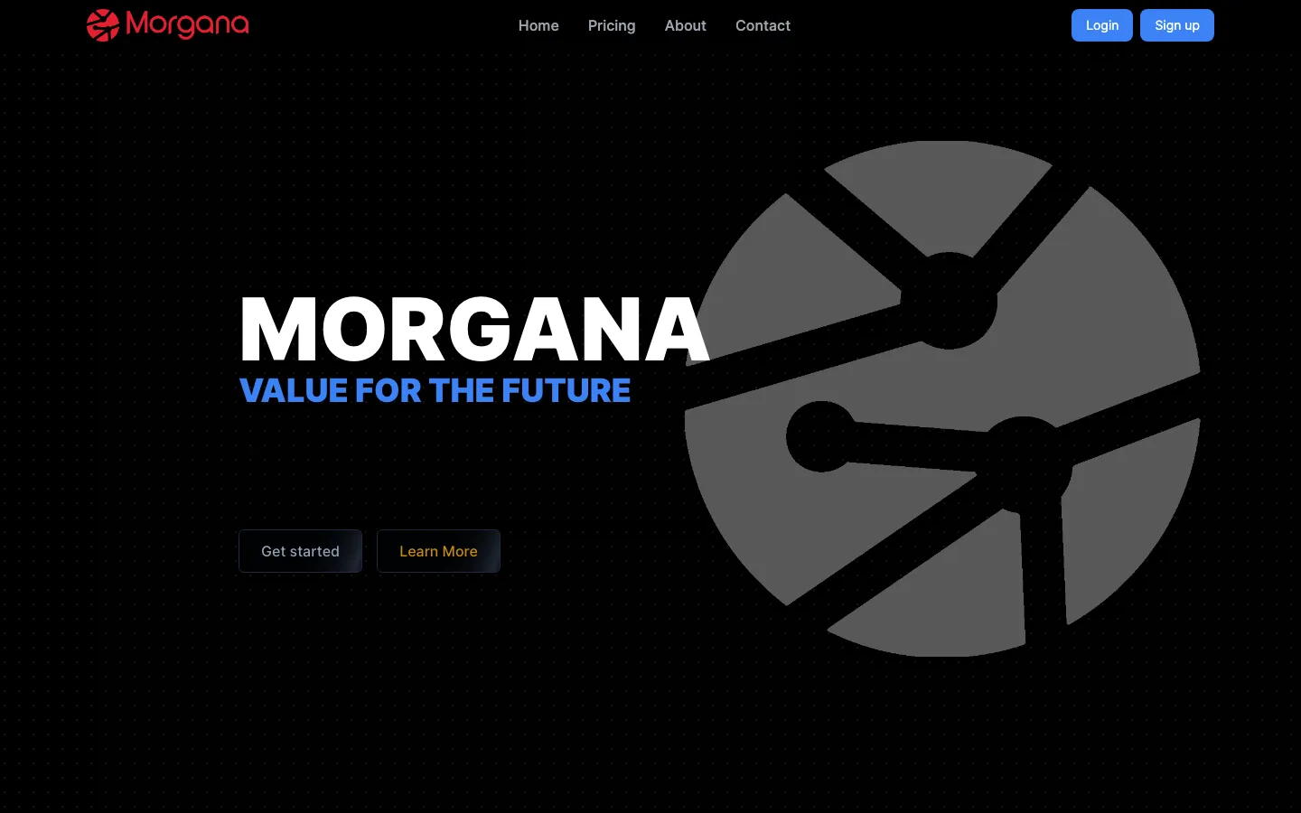 Morgana homepage: Value for the future